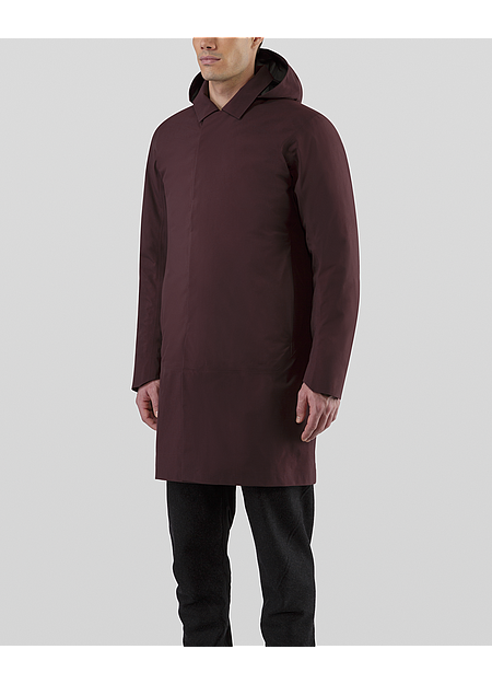Galvanic Down Coat Men's Maroon