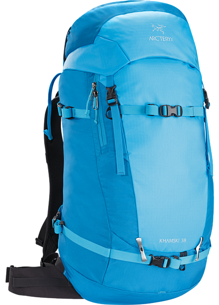 Khamski 38 Backpack Backcountry pack created and sized to carry the tools necessary for ski touring and ski alpinism on long day trips or multi day adventures.