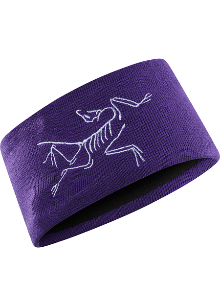 Knit Headband Wide snow-sport oriented headband with tonal embroidered bird on right temple. Fleece lined for additional warmth and comfort.