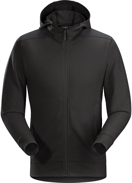 Kyson Hoody Men's Classic full-zip hoody made from a cotton blend performance fabric.