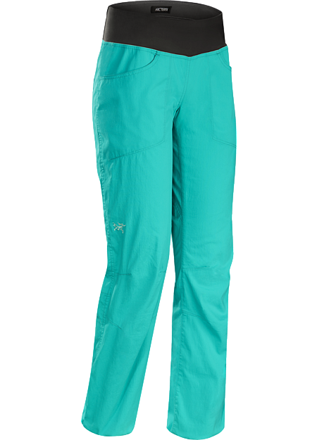 Levita Pant Women's Lightweight stretch canvas climbing pant with casual style for wear around town.
