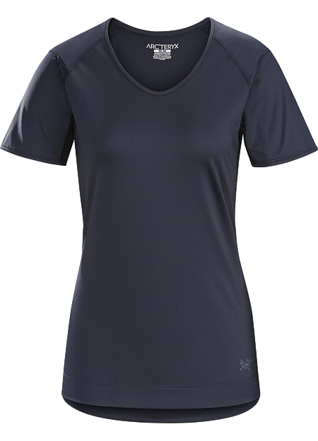 Mentum Tee SS Women's Lightweight Crystalis™ women’s technical tee with excellent stretch and classic ringer styling.