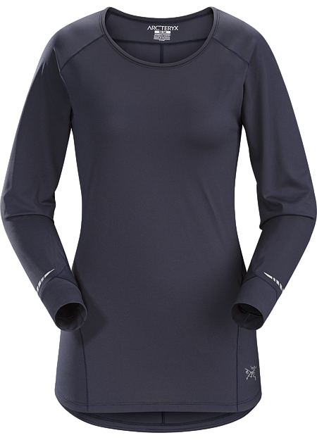 Motus Crew Neck Shirt LS Women's Fitted technical trail running shirt delivering outstanding moisture management.