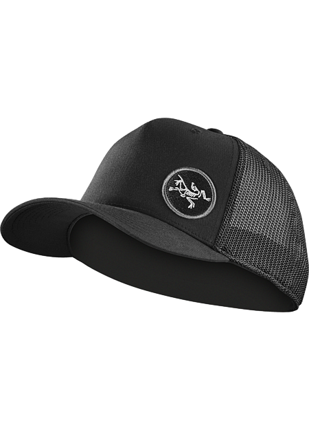 Patch Trucker Hat Classic mesh backed trucker hat with a rubberized Arc’teryx graphic on the front.