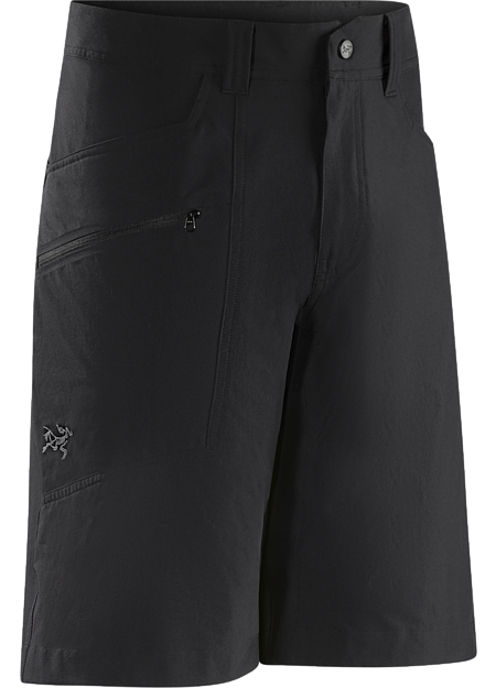 Perimeter Short Men's Mid-weight, articulated hiking shorts, designed and patterned for enhanced freedom of movement and comfort.