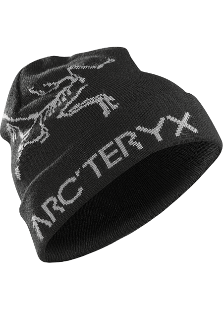 Rolling Word Toque Men's A warm, reversible winter hat featuring bold Arc’teryx graphics on one side, solid color on the other.