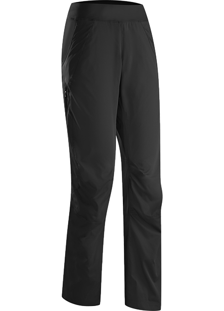 Solita Pant Women's Light, full coverage, warm-up/cool down pant with 3/4 length side zips that enable easy removal over running shoes.