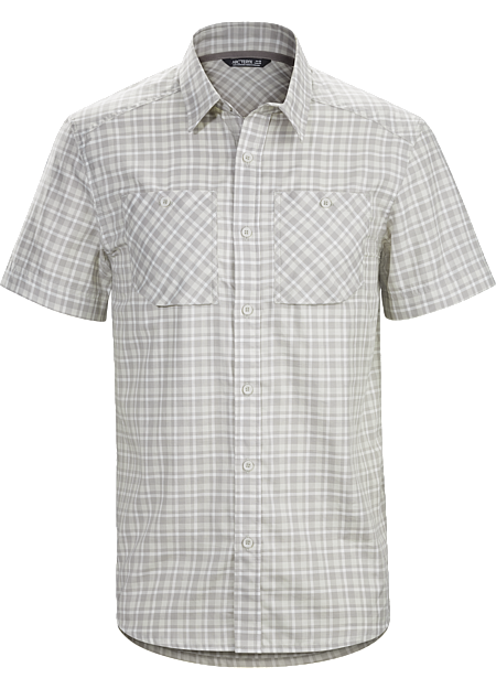 Tranzat Shirt SS Men's Plaid, short sleeve, relaxed fit button down shirt constructed with a premium quality Ryan™ wool/cotton blend fabric.