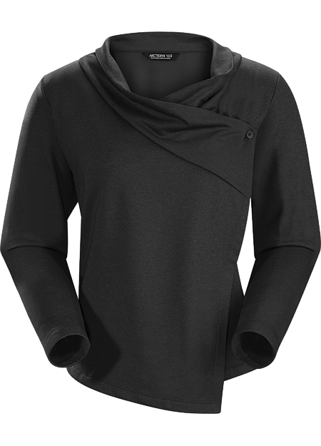 Yonge Wrap LS Women's Versatile wrap that provides light warmth and coverage on cool spring days.