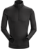 Phase SL Zip Neck LS Men's Black