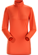 Phase SL Zip Neck LS Women's Orange Julia