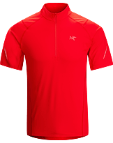 Accelerator Zip Neck SS Men's