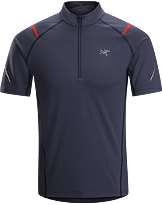 Accelerator Zip Neck SS Men's