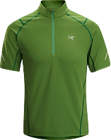 Accelerator Zip Neck SS Men's