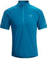 Accelerator Zip Neck SS Men's