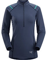 Ensa Zip Neck LS Women's