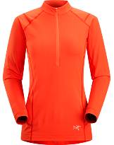 Ensa Zip Neck LS Women's