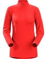 Phase AR Zip Neck LS Women's