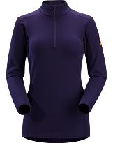 Phase SV Zip Neck LS Women's