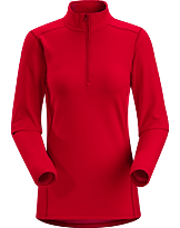 Phase SV Zip Neck LS Women's