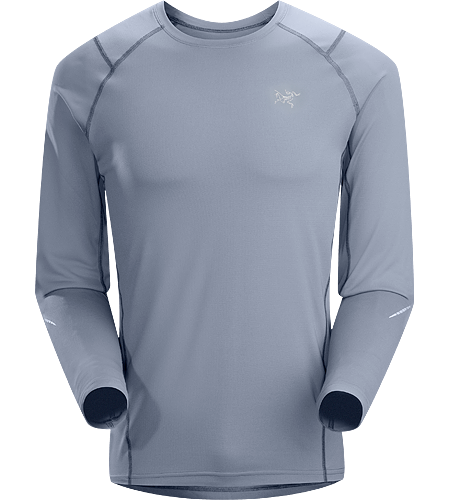 Accelerator LS Men's A lightweight, breathable, moisture-wicking, technical long-sleeve shirt constructed with a slightly heavier fabric and designed for running in cool conditions.