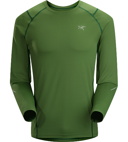 Accelerator LS Men's A lightweight, breathable, moisture-wicking, technical long-sleeve shirt constructed with a slightly heavier fabric and designed for running in cool conditions.
