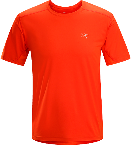 Accelero Comp SS Men's Lightweight, technical short sleeve shirt constructed with air permeable mesh textile across the back and shoulders and a smooth, comfortable textile throughout the main body. Ideal for active use in warm weather.