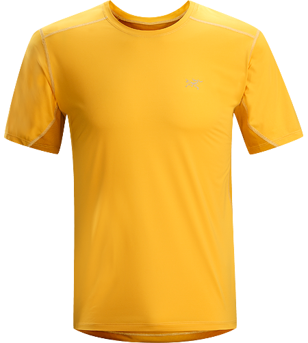 Accelero Comp SS Men's Lightweight, technical short sleeve shirt constructed with air permeable mesh textile across the back and shoulders and a smooth, comfortable textile throughout the main body. Ideal for active use in warm weather.