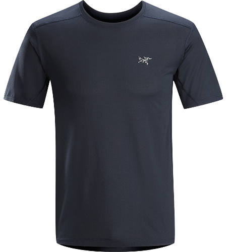 Actinium SS Men's Highly air permeable, lightweight, moisture-wicking, mesh short sleeve running shirt