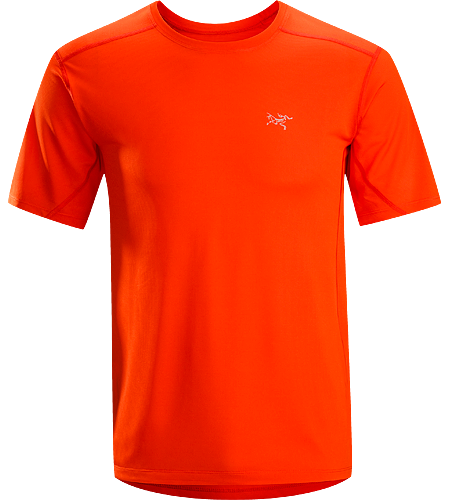 Actinium SS Men's Highly air permeable, lightweight, moisture-wicking, mesh short sleeve running shirt