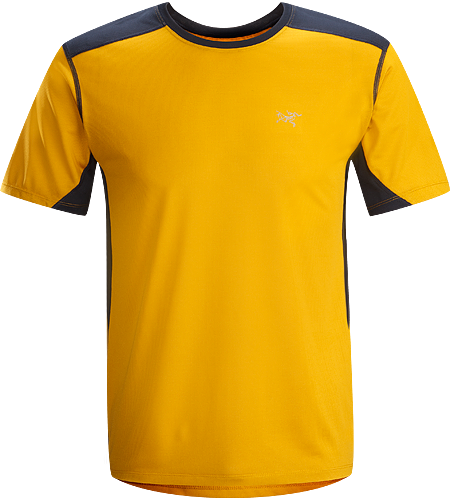 Actinium SS Men's Highly air permeable, lightweight, moisture-wicking, mesh short sleeve running shirt