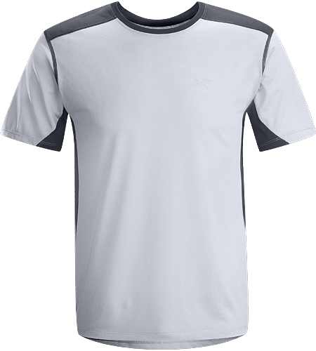 Actinium SS Men's Highly air permeable, lightweight, moisture-wicking, mesh short sleeve running shirt