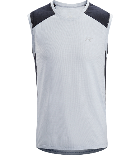 Actinium Sleeveless Men's Highly air permeable, lightweight, moisture-wicking, mesh sleeveless running shirt