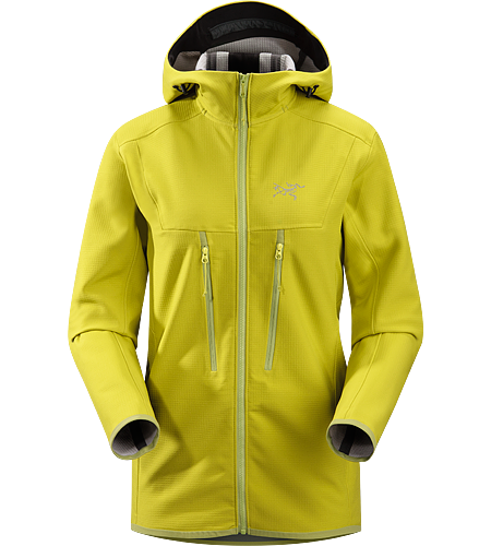 Acto MX Hoody Women's Highly breathable, air permeable, mid layer hooded hardfleece jacket that provides bulk-free warmth for all day activity