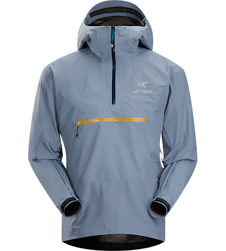 Alpha SL Pullover Men's Lightweight, waterproof, pullover-style GORE-TEX® PacLite® jacket with helmet compatible hood. Our lightest, most packable waterproof shell designed for take-anywhere emergency weather protection.