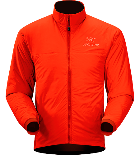 Atom LT Jacket Men's Insulated, mid-layer jacket with wind and moisture resistant outer face fabric; Ideal as a layering piece for cold weather activities.