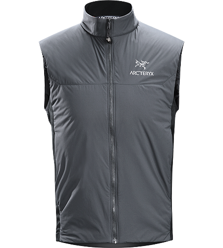 Atom LT Vest Men's Lightweight, insulated Coreloft™ vest, designed to preserve core warmth; Ideal as a layering piece for cold weather activities.