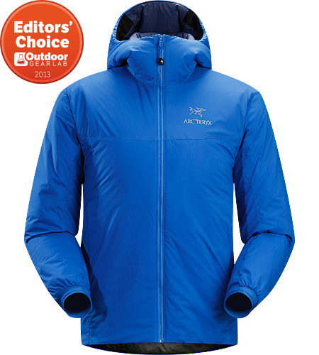 Atom SV Hoody Men's Warm insulated Coreloft™ jacket with an insulated hood; Ideal for use as a super-warm mid-layer in cold conditions, or as a stand-alone piece in warmer conditions.