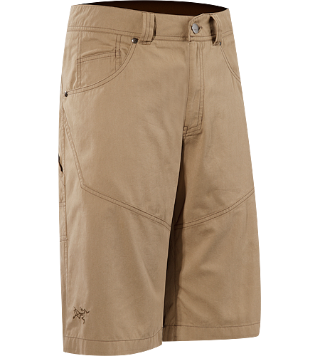 Bastion Long Men's Durable, hard-wearing, cotton/nylon canvas shorts designed for use at the crag or around town