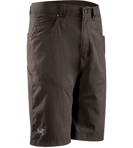 Bastion Long Men's Durable, hard-wearing, cotton/nylon canvas shorts designed for use at the crag or around town