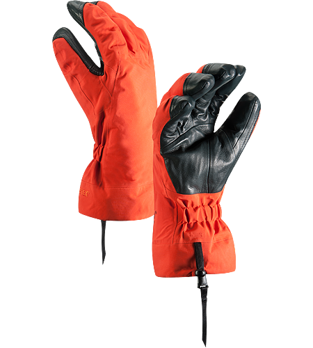 Beta AR Glove Men's Anatomically designed, waterproof gloves with fleece liner and easy-pull wrist cinch system. Ideal for all around alpine adventures
