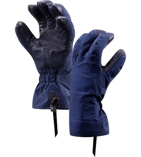 Beta AR Glove Men's Anatomically designed, waterproof gloves with fleece liner and easy-pull wrist cinch system. Ideal for all around alpine adventures