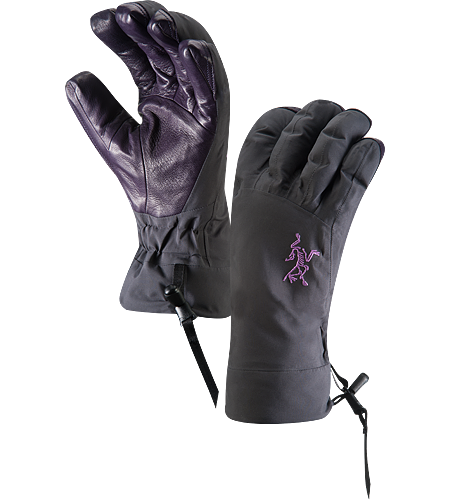 Beta AR Glove Women's Anatomically designed, waterproof gloves with fleece liner and easy-pull wrist cinch system. Ideal for all around alpine adventures