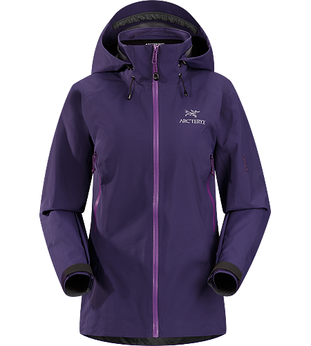 Beta AR Jacket Women's Women-specific, lightweight & packable, waterproof GORE-TEX® jacket; Hip length with a helmet compatible Drop Hood™
