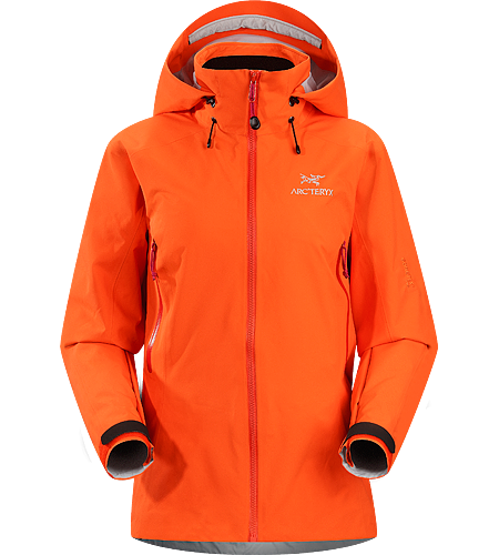 Beta AR Jacket Women's Women-specific, lightweight & packable, waterproof GORE-TEX® jacket; Hip length with a helmet compatible Drop Hood™
