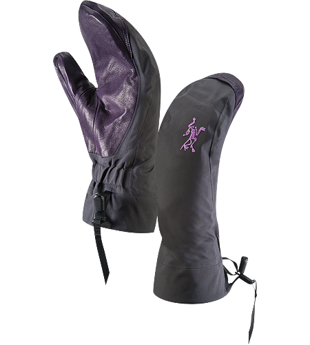Beta AR Mitt Women's Anatomically designed, waterproof mitts with fleece liner and easy-pull wrist cinch system. Ideal for all around alpine adventures