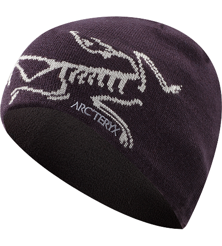Bird Head Toque Lässige Mütze aus Wolle/Acryl-Gemisch mit großem, eingestricktem Arc'teryx Logo