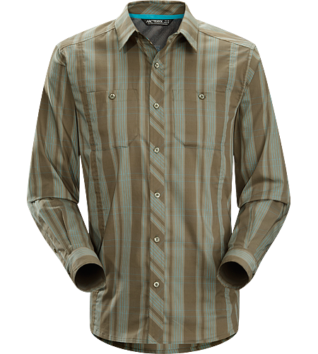Borderline Shirt LS Men's Lightweight, breathable long sleeved shirt designed with technical features and casual styling for urban adventures