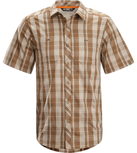 Borderline Shirt SS Men's Lightweight, breathable short sleeved shirt designed with technical features and casual styling for urban adventures