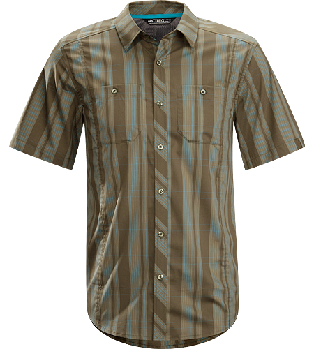Borderline Shirt SS Men's Lightweight, breathable short sleeved shirt designed with technical features and casual styling for urban adventures